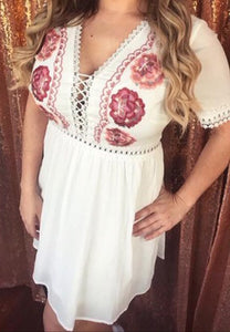 GRACIE  rose dress