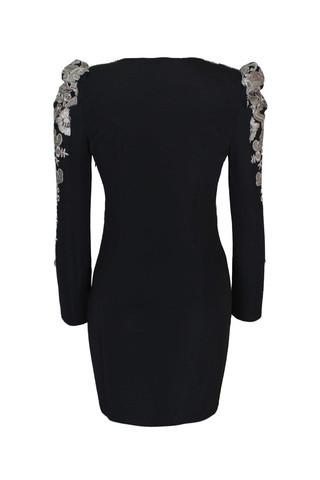 VICTORIA Embroidery Bodycon Dress