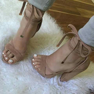 ABIGAIL suede heels