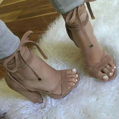 ABIGAIL suede heels