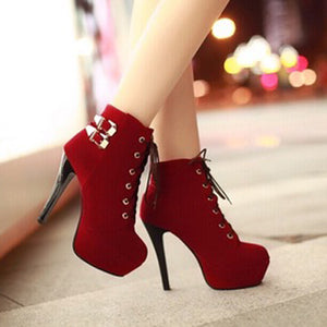 JULIA Lace Up Boots