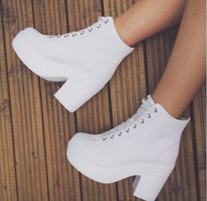 JEANNIE ankle heels boots