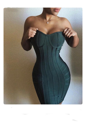 MAISIE body con dress