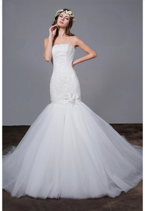 MILLICENT off shoulder tulle wedding dress