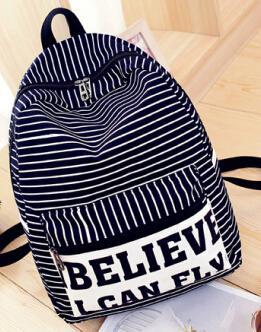 The fresh stripe believe I can fly backpack
