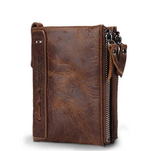 The Genuine Crazy Horse Cowhide Leather Men