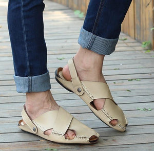 The Cowhide Anticollision Sandals