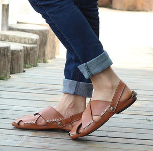 The Cowhide Anticollision Sandals