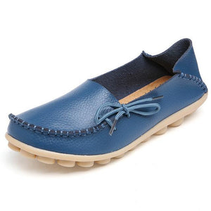 The Genuine Leather Casual Flat Shoes