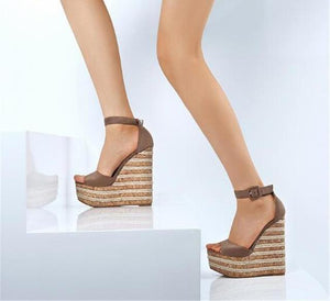 The Crossdresser Stiletto Wedges sandals.