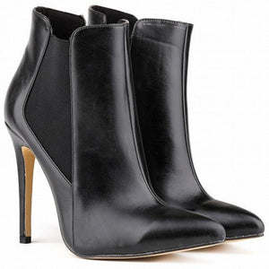 The botas femininas high heels ankle boots